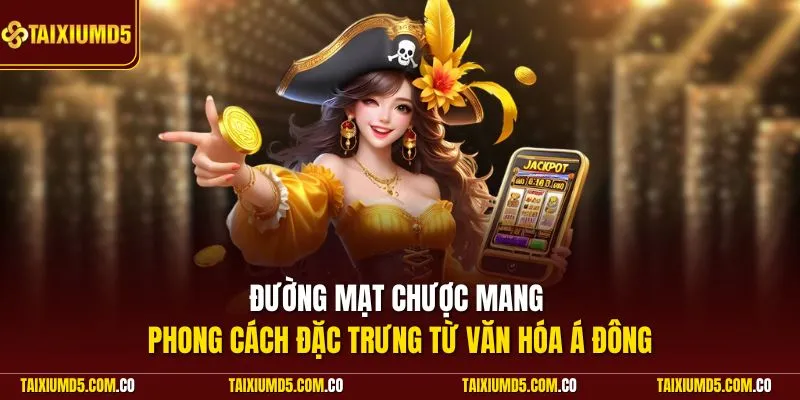 Đường mạt chược mang phong cách đặc trưng từ văn hóa Á Đông