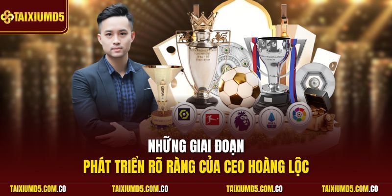Những giai đoạn phát triển rõ ràng của CEO Hoàng Lộc 
