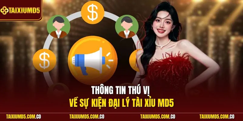 Thông tin thú vị về sự kiện đại lý Tài Xỉu MD5