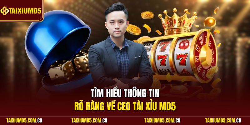 Tìm hiểu thông tin rõ ràng về CEO Tài Xỉu MD5